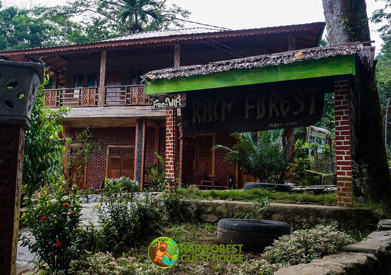 Rain Forest Guest House And Jungle Trekking Bukit Lawang Esterno foto
